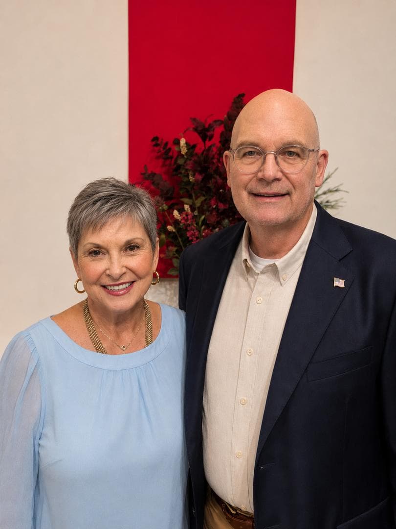 Blake Nations and his wife, founders of Weightstry